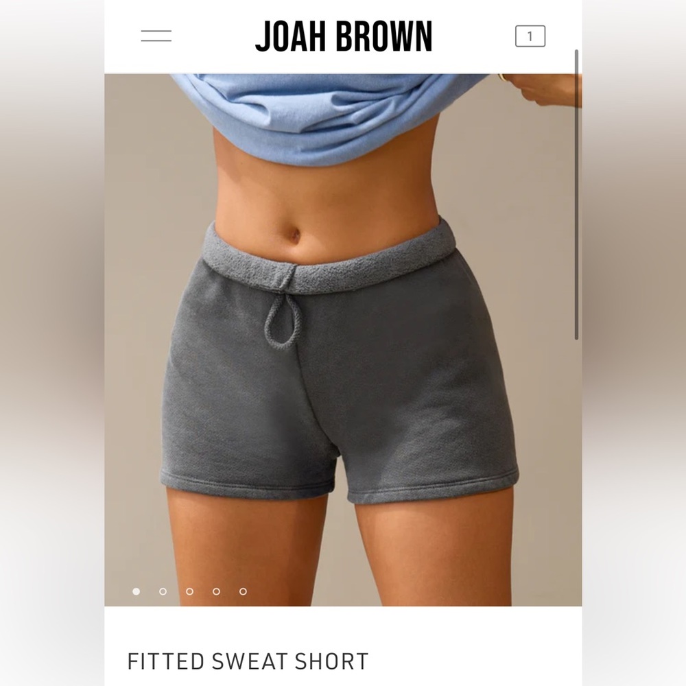 Joah brown sweat shorts
